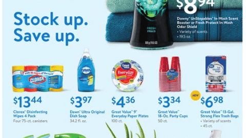 Walmart P&G 'Stock Up' Feature